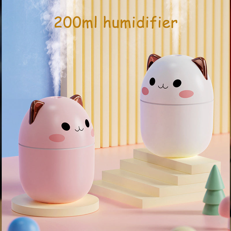 Cute Cat USB Air Humidifier & Aroma Diffuser