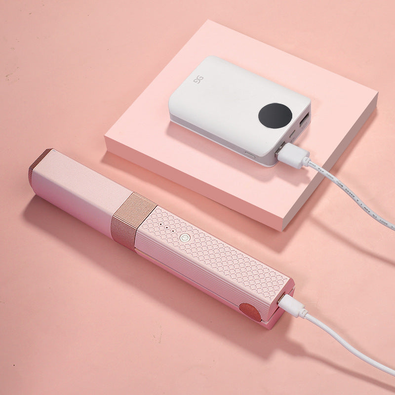 Mini USB Cordless Hair Straightener & Curler