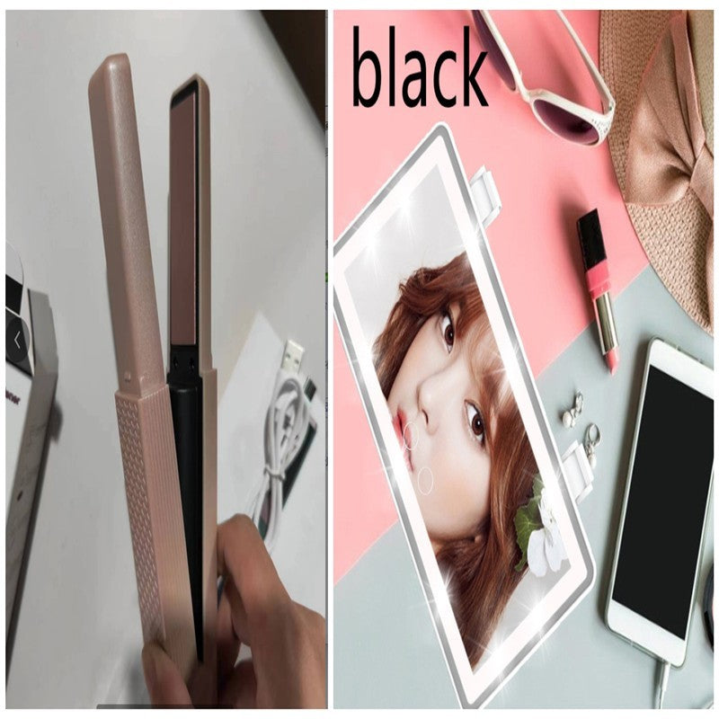 Mini USB Cordless Hair Straightener & Curler