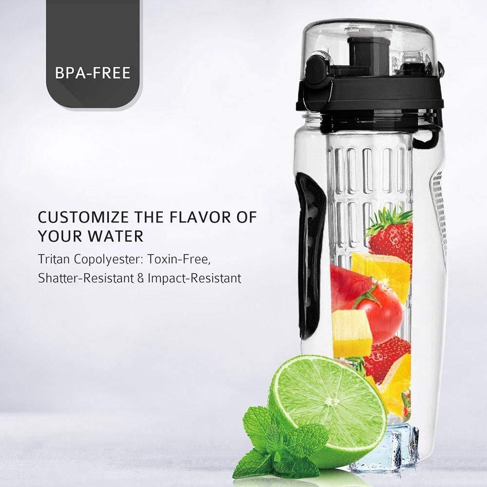 32oz BPA-Free Fruit Infuser Sports Water Bottle