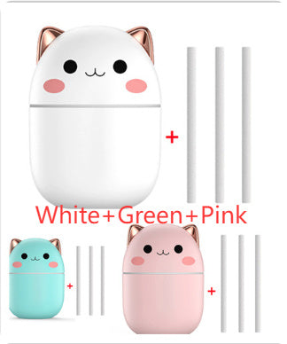 Cute Cat USB Air Humidifier & Aroma Diffuser