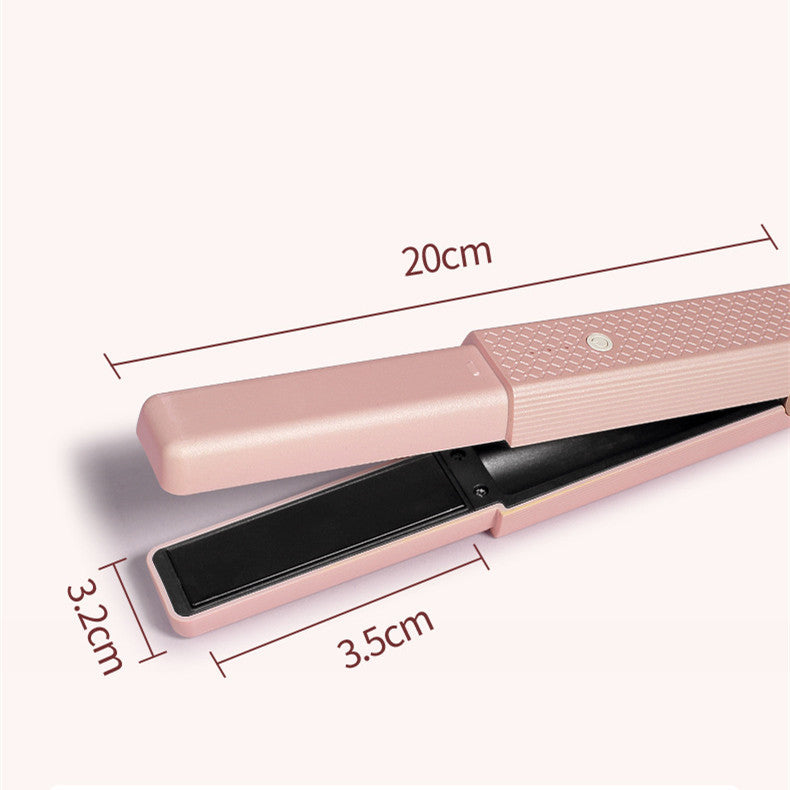 Mini USB Cordless Hair Straightener & Curler