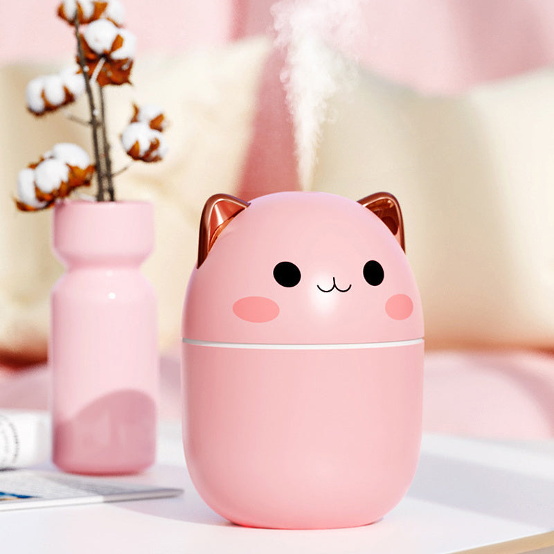 Cute Cat USB Air Humidifier & Aroma Diffuser