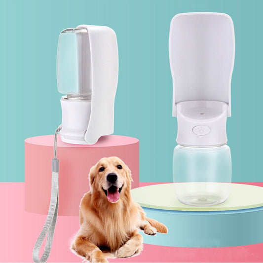 Foldable Dog Travel Water Bottle & Dispenser