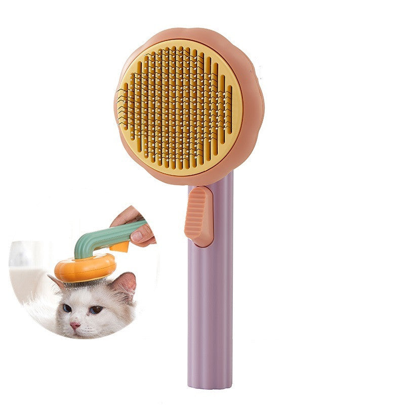 Best Cat Brush for Shedding – Self-Cleaning Looper Comb for Easy Grooming