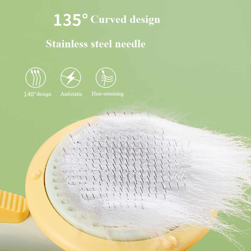 Best Cat Brush for Shedding – Self-Cleaning Looper Comb for Easy Grooming